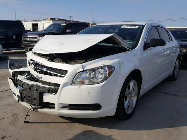 1G1ZB5E02CF204588 - 2012 CHEVROLET MALIBU LS WHITE photo 2