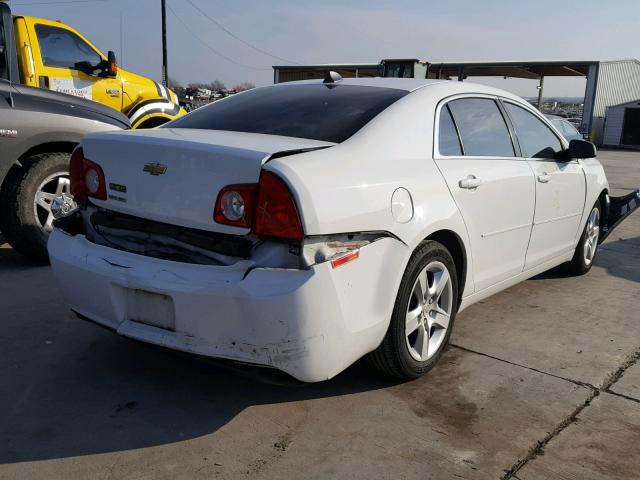 1G1ZB5E02CF204588 - 2012 CHEVROLET MALIBU LS WHITE photo 4