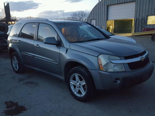 2CNDL63F266062765 - 2006 CHEVROLET EQUINOX LT GRAY photo 1