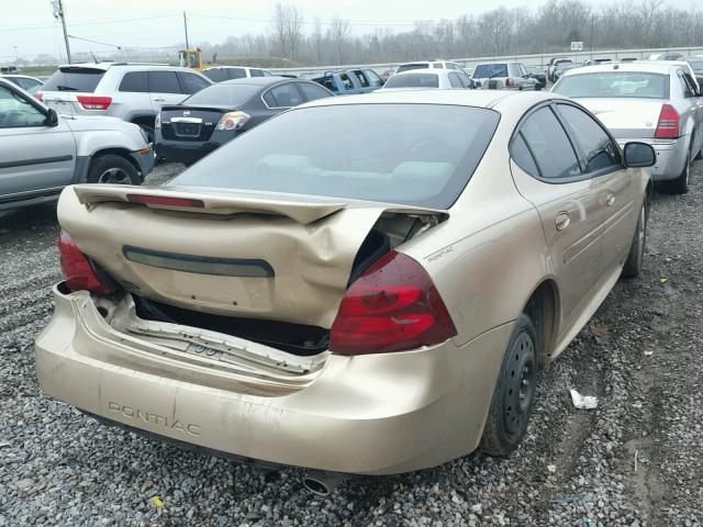 2G2WP522X51180511 - 2005 PONTIAC GRAND PRIX ოქროსფერი ფოტო 4