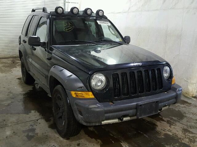 1J4GL38K65W518321 - 2005 JEEP LIBERTY RE BLACK photo 1