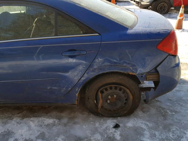 1G2ZF58B874229882 - 2007 PONTIAC G6 VALUE L BLUE photo 9