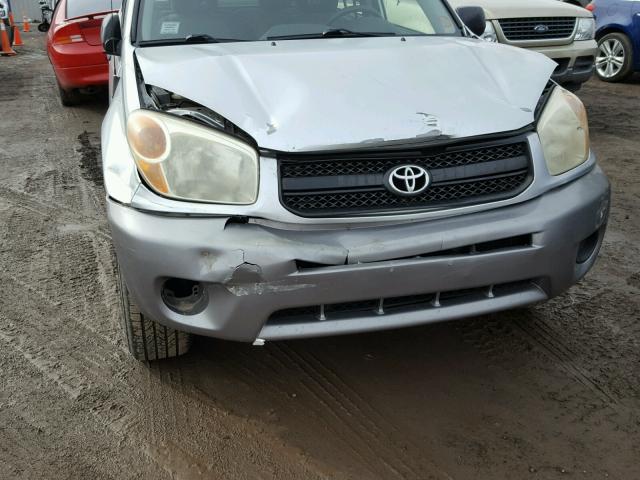 JTEHD20VX56026412 - 2005 TOYOTA RAV4 SILVER photo 9