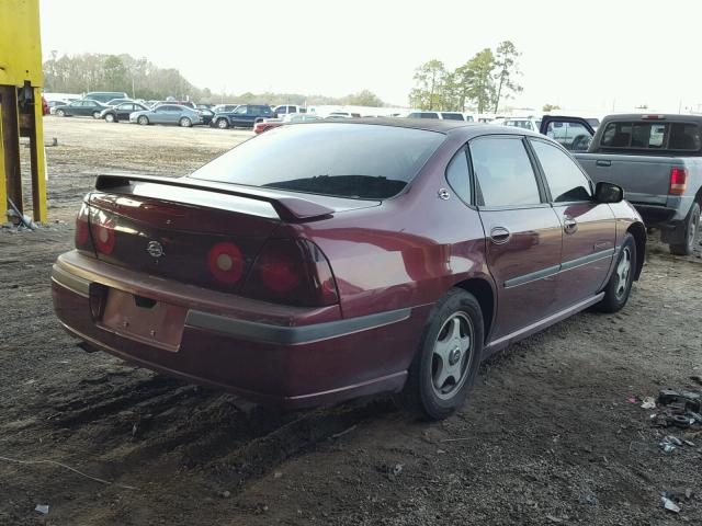 2G1WH55K5Y9354200 - 2000 CHEVROLET IMPALA LS MAROON photo 4