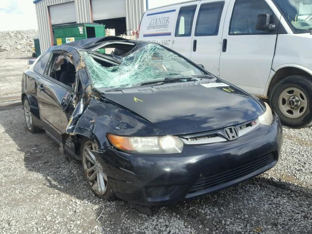 2HGFG21536H712097 - 2006 HONDA CIVIC SI BLUE photo 1