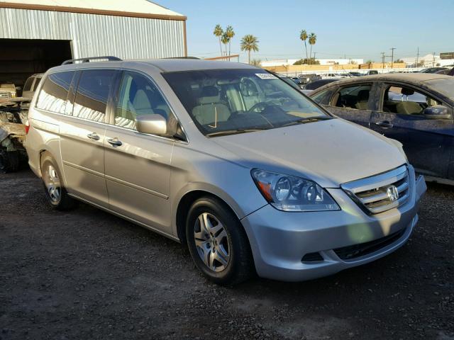 5FNRL38485B420346 - 2005 HONDA ODYSSEY EX SILVER photo 1