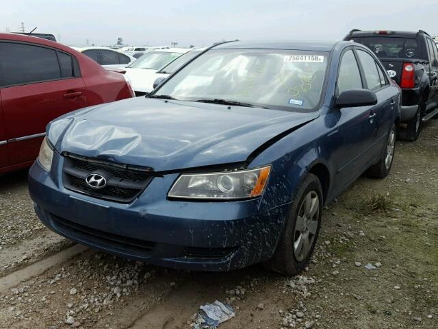 5NPET46CX6H057484 - 2006 HYUNDAI SONATA GL TURQUOISE photo 2