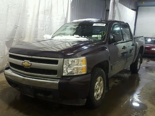 2GCEK13J881283077 - 2008 CHEVROLET SILVERADO BLACK photo 2