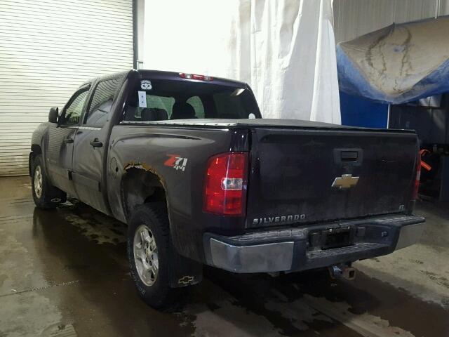 2GCEK13J881283077 - 2008 CHEVROLET SILVERADO BLACK photo 3