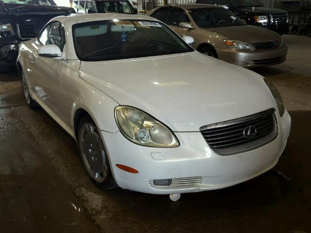 JTHFN48Y720025363 - 2002 LEXUS SC 430 WHITE photo 1