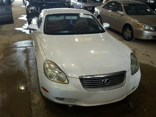 JTHFN48Y720025363 - 2002 LEXUS SC 430 WHITE photo 9