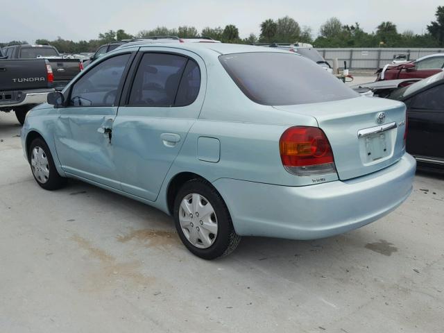 JTDBT123230262278 - 2003 TOYOTA ECHO BLUE photo 3