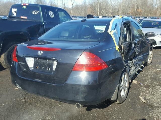 1HGCM56757A190497 - 2007 HONDA ACCORD EX BLACK photo 4