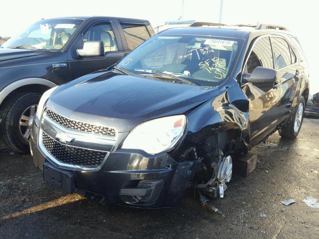 2CNALDEW3A6339453 - 2010 CHEVROLET EQUINOX LT BLACK photo 2