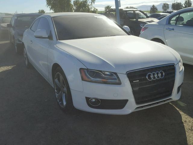 WAUDK78T29A024369 - 2009 AUDI A5 QUATTRO WHITE photo 1