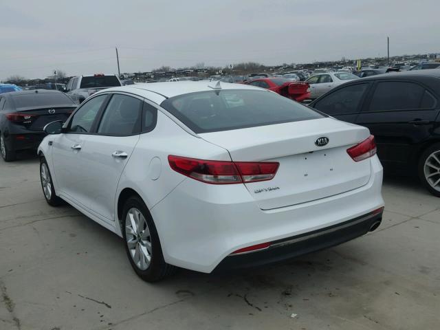 5XXGT4L33HG133025 - 2017 KIA OPTIMA LX WHITE photo 3