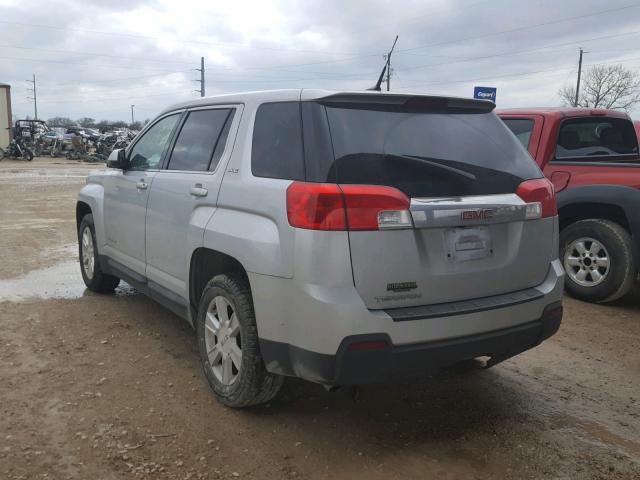 2GKALMEK1C6277625 - 2012 GMC TERRAIN SL SILVER photo 3