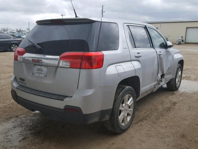 2GKALMEK1C6277625 - 2012 GMC TERRAIN SL SILVER photo 4