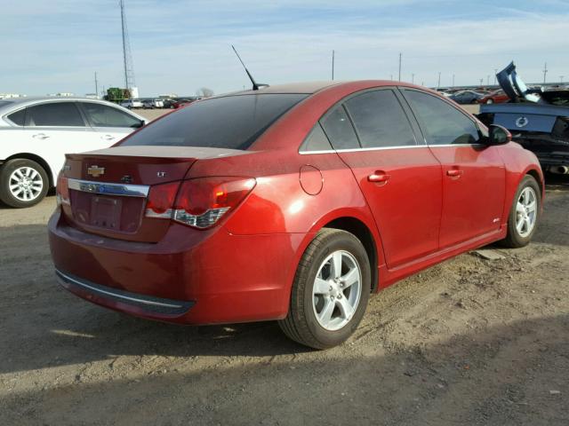 1G1PC5SB4E7176798 - 2014 CHEVROLET CRUZE LT RED photo 4