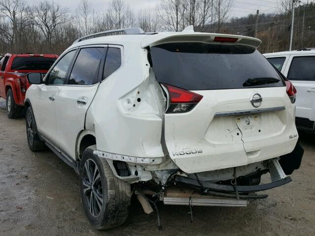 5N1AT2MVXHC856778 - 2017 NISSAN ROGUE SV WHITE photo 3