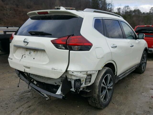 5N1AT2MVXHC856778 - 2017 NISSAN ROGUE SV WHITE photo 4