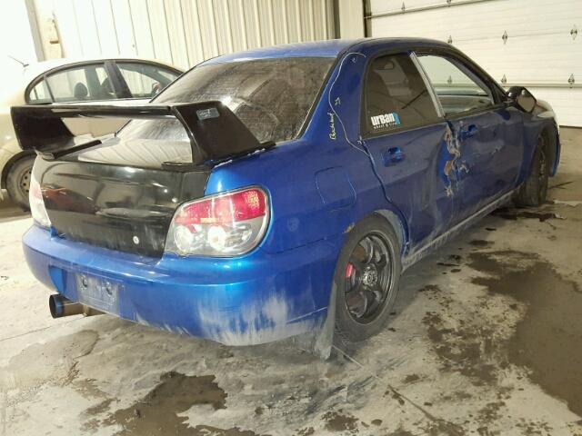 JF1GD79696G504846 - 2006 SUBARU IMPREZA BLUE photo 4