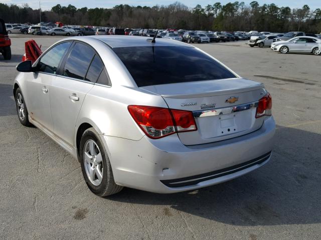 1G1PD5SB5D7154482 - 2013 CHEVROLET CRUZE LT GRAY photo 3