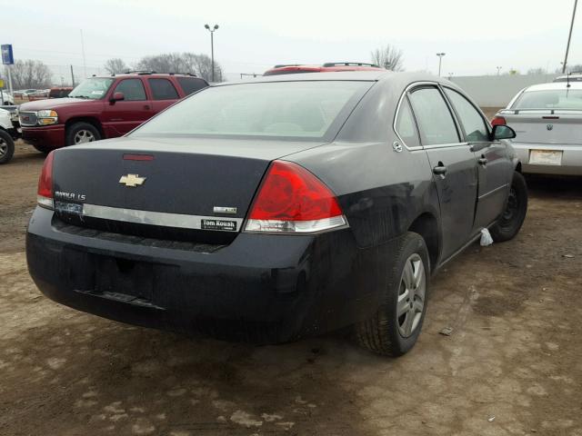 2G1WB58K889137706 - 2008 CHEVROLET IMPALA LS BLACK photo 4