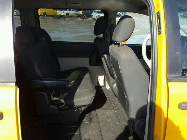 1D8HN44H68B171106 - 2008 DODGE GRAND CARA YELLOW photo 6