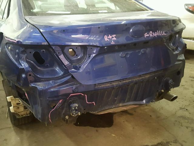 4T1BF1FK3GU548773 - 2016 TOYOTA CAMRY LE BLUE photo 9