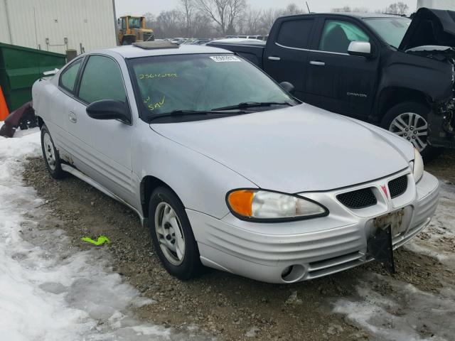 1G2NE12F82C255788 - 2002 PONTIAC GRAND AM S SILVER photo 1