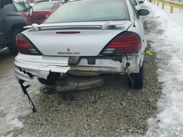 1G2NE12F82C255788 - 2002 PONTIAC GRAND AM S SILVER photo 9