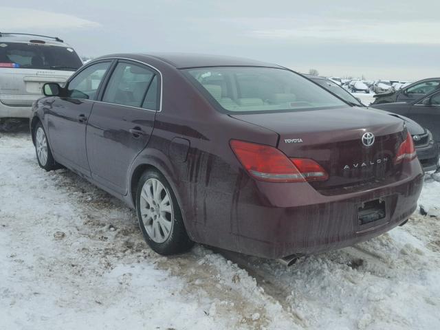 4T1BK36B68U303717 - 2008 TOYOTA AVALON XL MAROON photo 3