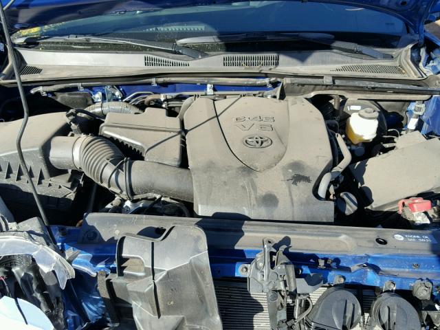 3TMAZ5CNXHM028427 - 2017 TOYOTA TACOMA DOU BLUE photo 7