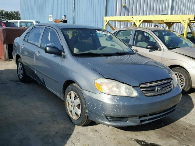 2T1BR32E93C107647 - 2003 TOYOTA COROLLA CE GRAY photo 1