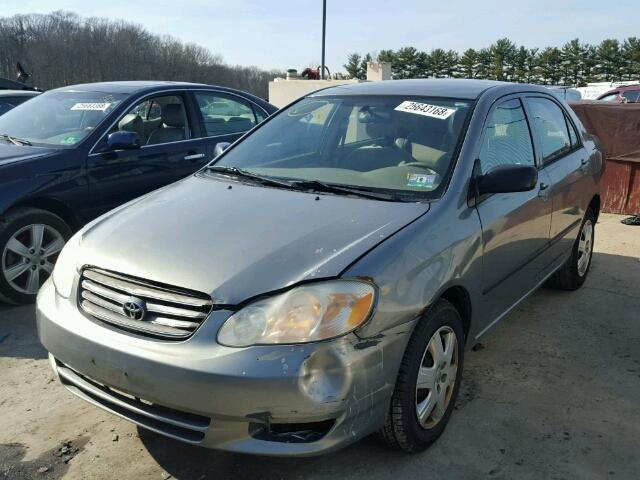 2T1BR32E93C107647 - 2003 TOYOTA COROLLA CE GRAY photo 2