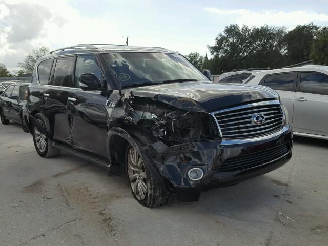 JN8AZ2NF2C9519199 - 2012 INFINITI QX56 BLACK photo 1