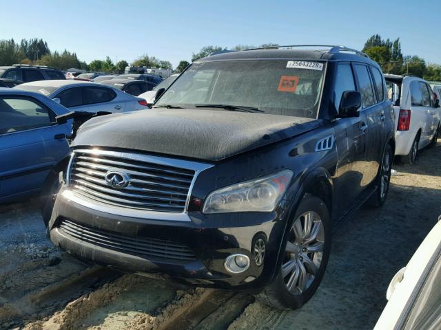 JN8AZ2NF2C9519199 - 2012 INFINITI QX56 BLACK photo 2