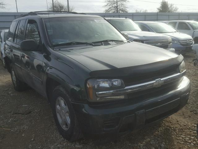 1GNDT13S922243008 - 2002 CHEVROLET TRAILBLAZE GREEN photo 1