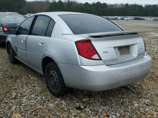 1G8AJ52F14Z162716 - 2004 SATURN ION LEVEL SILVER photo 3