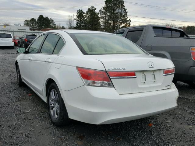 1HGCP2F60CA233926 - 2012 HONDA ACCORD SE WHITE photo 3