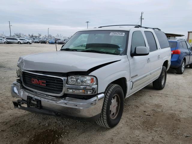 3GKEC16T21G286455 - 2001 GMC YUKON XL C WHITE photo 2