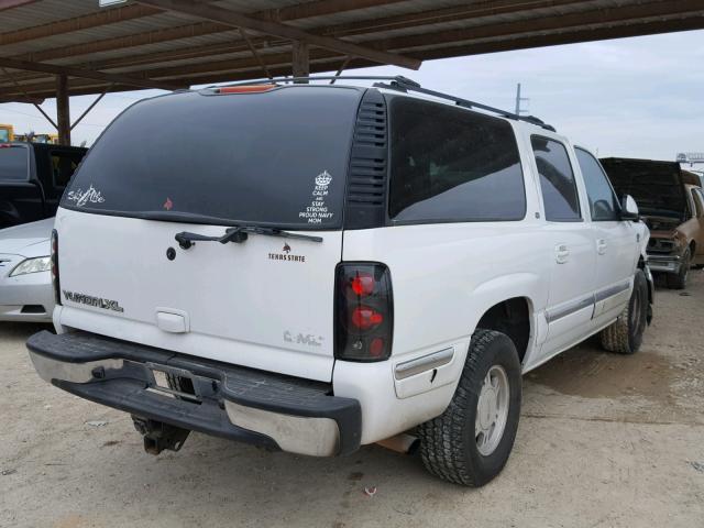 3GKEC16T21G286455 - 2001 GMC YUKON XL C WHITE photo 4