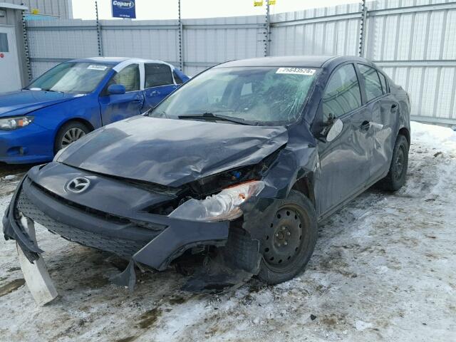 JM1BL1SF8A1250251 - 2010 MAZDA 3 I BLACK photo 2