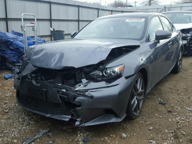 JTHCM1D20G5011417 - 2016 LEXUS IS300 GRAY photo 2