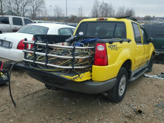 1FMZU67EX3UA99208 - 2003 FORD EXPLORER S YELLOW photo 4