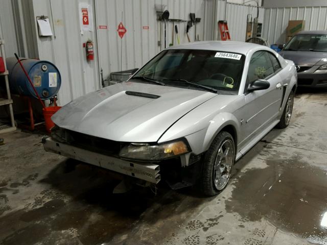 1FAFP40461F121507 - 2001 FORD MUSTANG SILVER photo 2