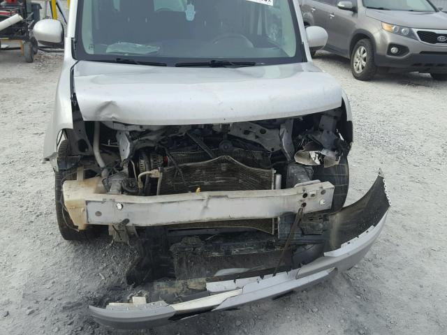 JN8AZ2KR1BT202630 - 2011 NISSAN CUBE BASE SILVER photo 9