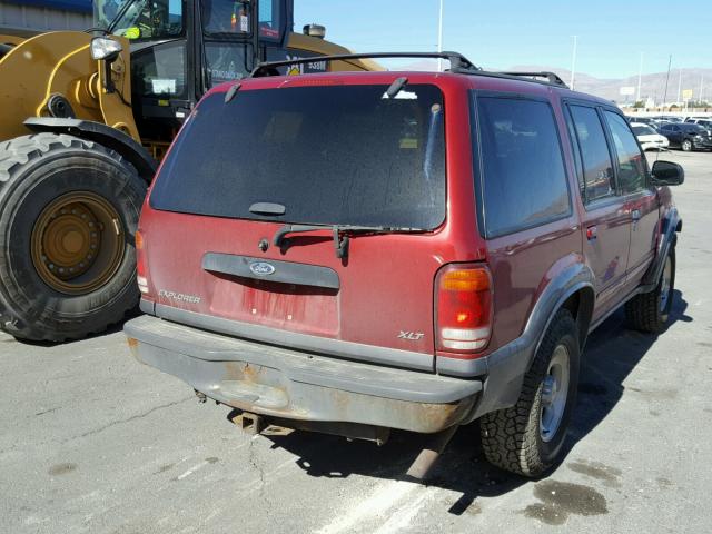 1FMZU73E51ZA77757 - 2001 FORD EXPLORER X RED photo 4