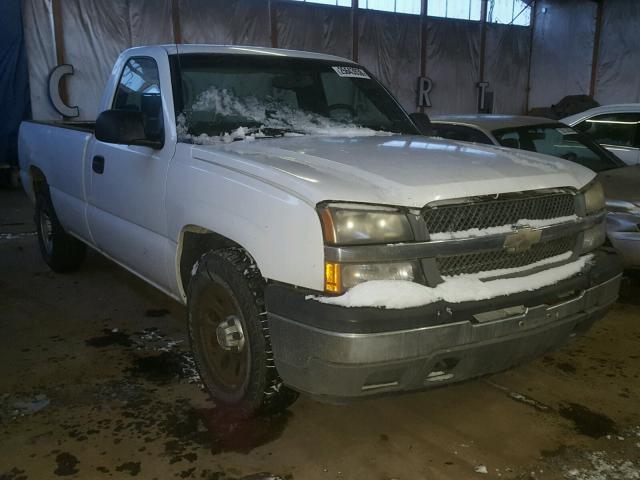 1GCEC14V25Z310937 - 2005 CHEVROLET SILVERADO WHITE photo 1